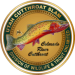 Utah Cutthroat Slam Medallion - Colorado River Cutthroat Trout